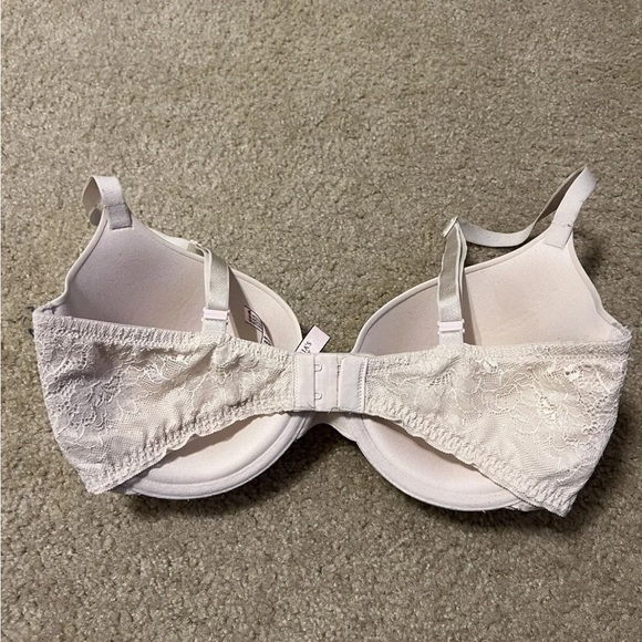 Victoria's Secret 34DDD Bra Lightly Lined Convert To Racerback Light Pink Lace - Picture 2 of 4